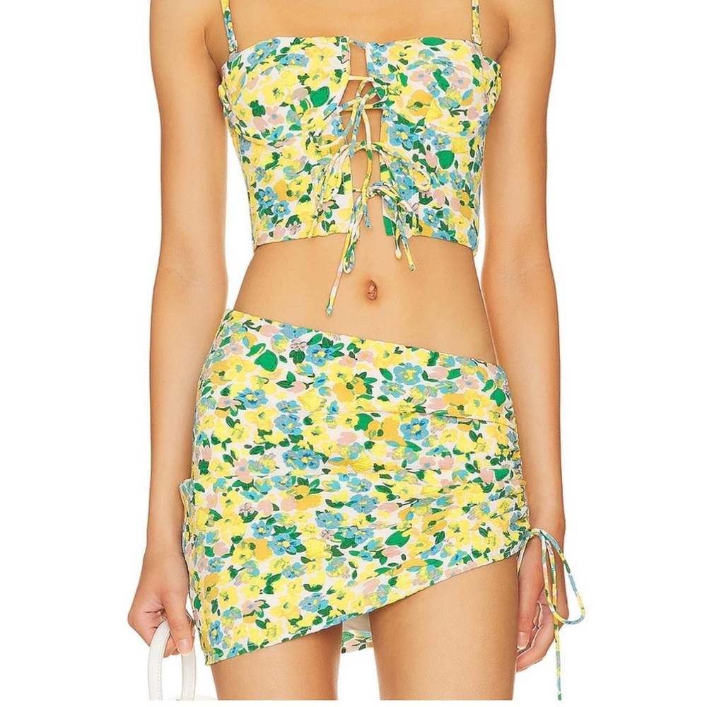 Revolve Floral Skirt Set